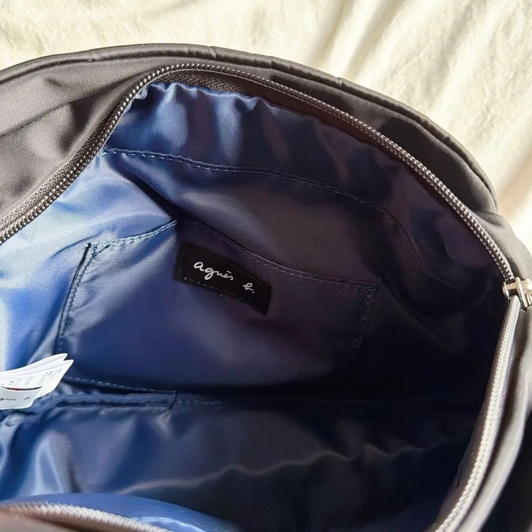 新品未使用　アニエスベー　ショルダーバッグ　ナイロン　バッグ ブラック 斜めがけ