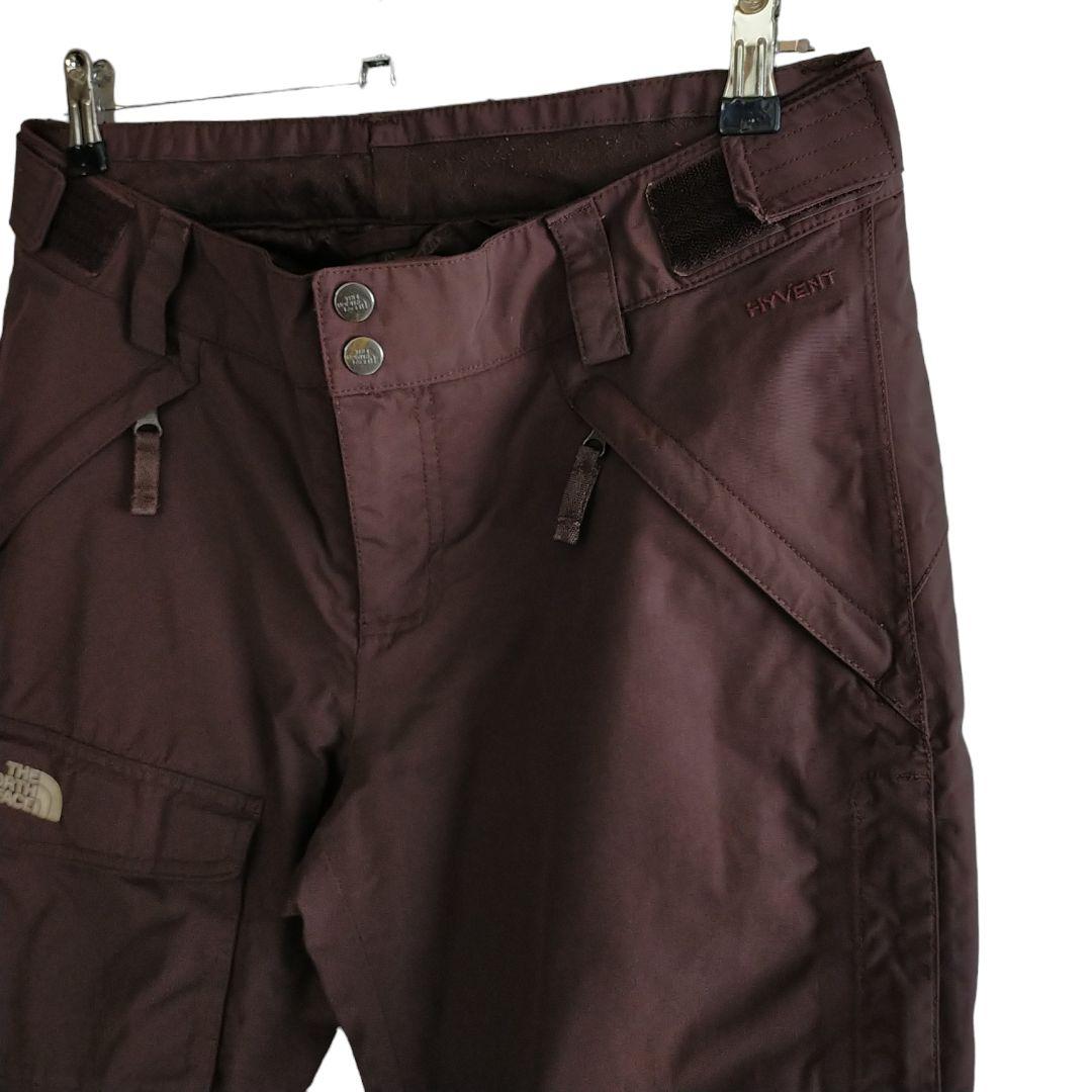 【高機能】US ノースフェイス HYVENT スノーボード 茶 パンツ