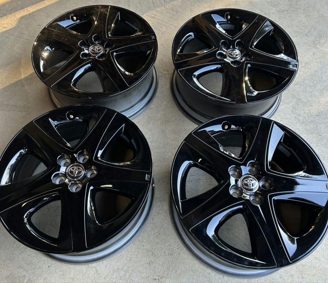 50プリウス ブラックエディション 純正ホイール 17インチ 4個セット