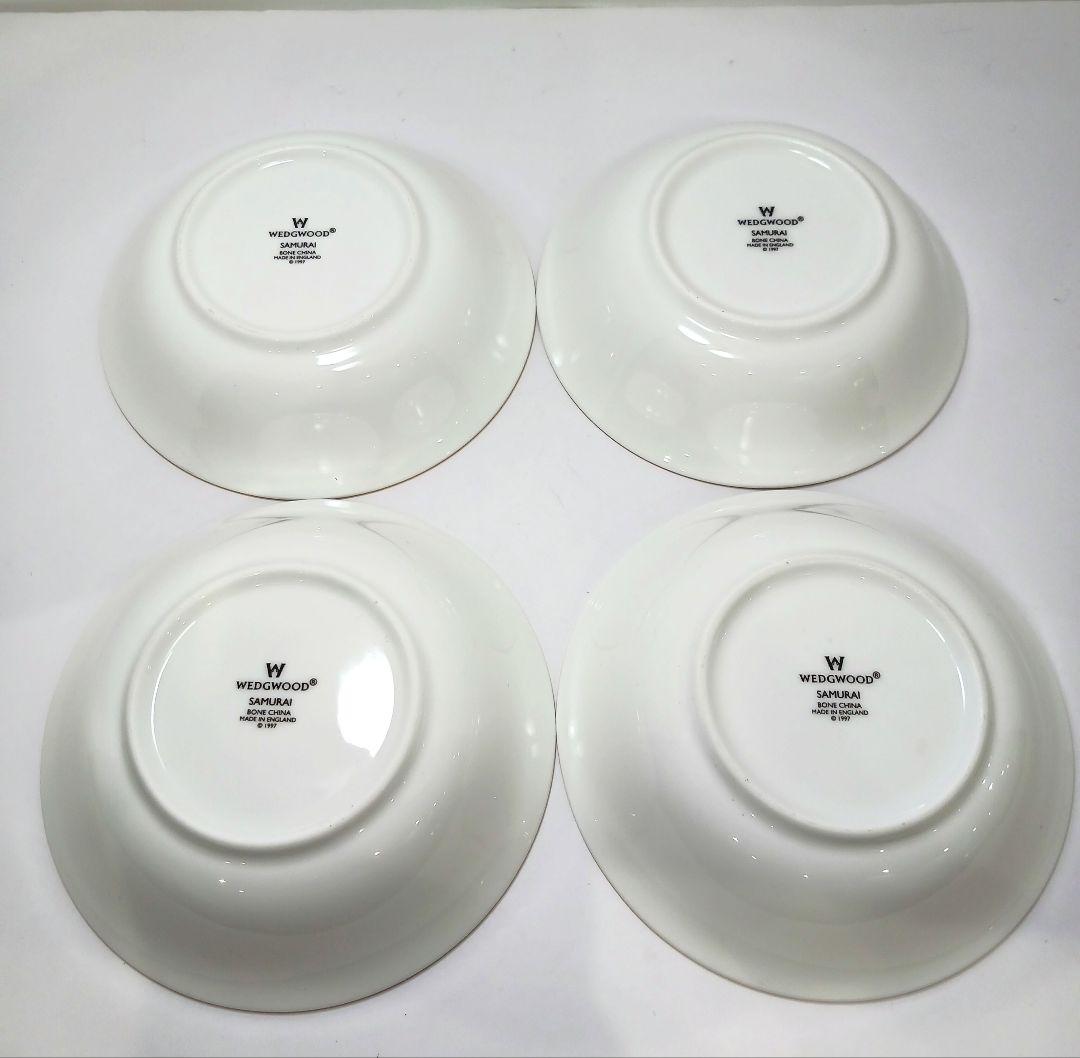 専用Y2881-3 ウェッジウッド サムライ 深皿 直径15.5㎝ 4枚　#1