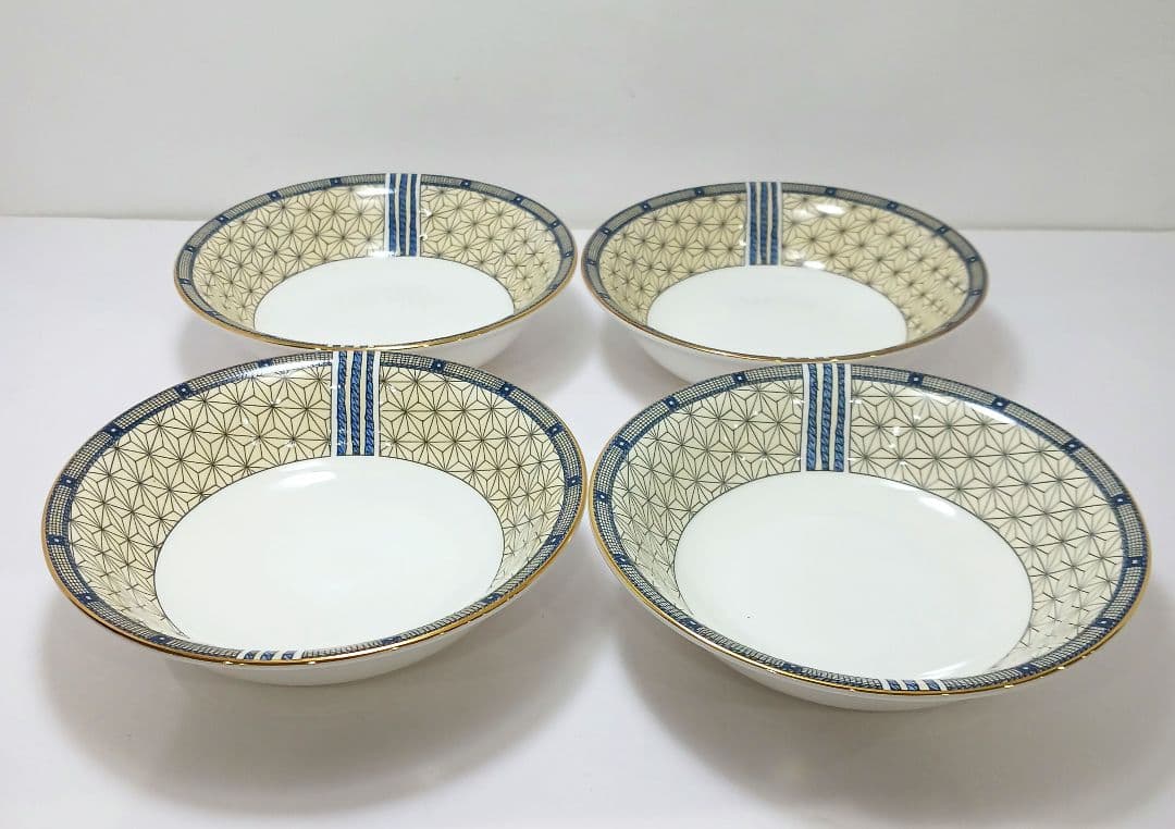 専用Y2881-3 ウェッジウッド サムライ 深皿 直径15.5㎝ 4枚　#1