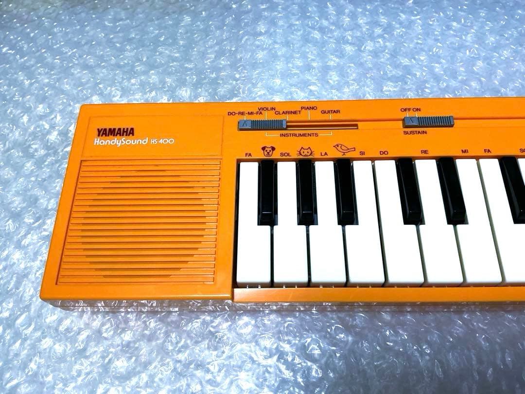 Yamaha HandySound HS-400☆オレンジ☆状態良好☆1982年
