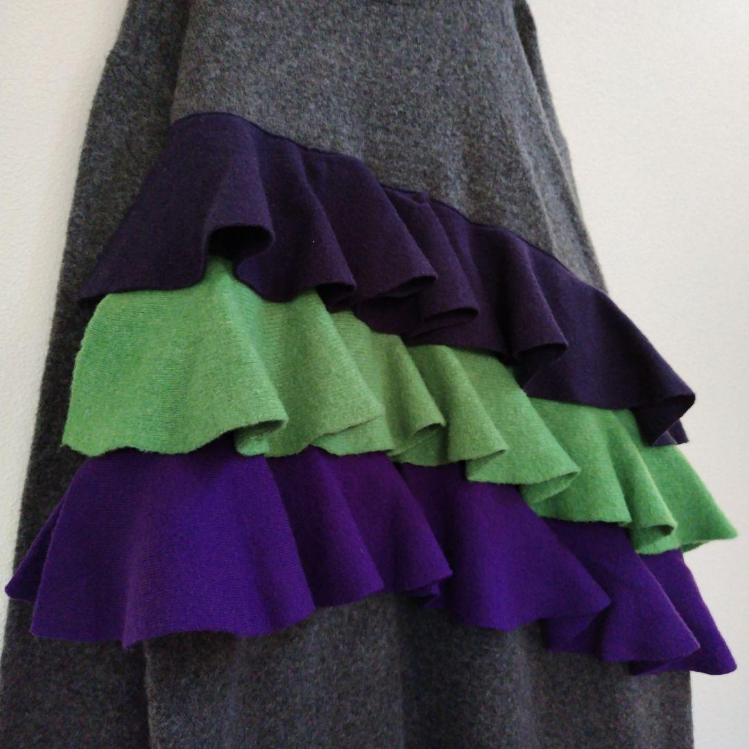 ヘリンドットサイ フリル ドック ニット ドレス/ワンピース※新品※