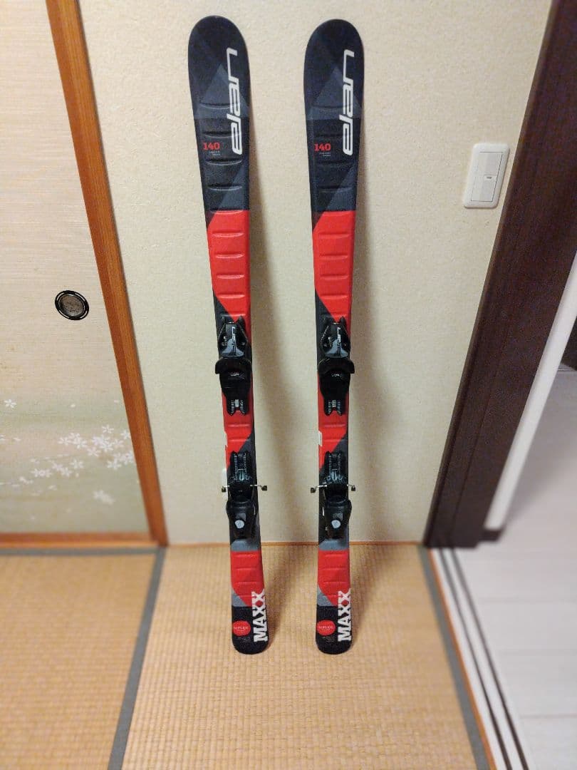 スキーセット板140cm　ATOMICブーツ25/25.5cm　ポール100cm