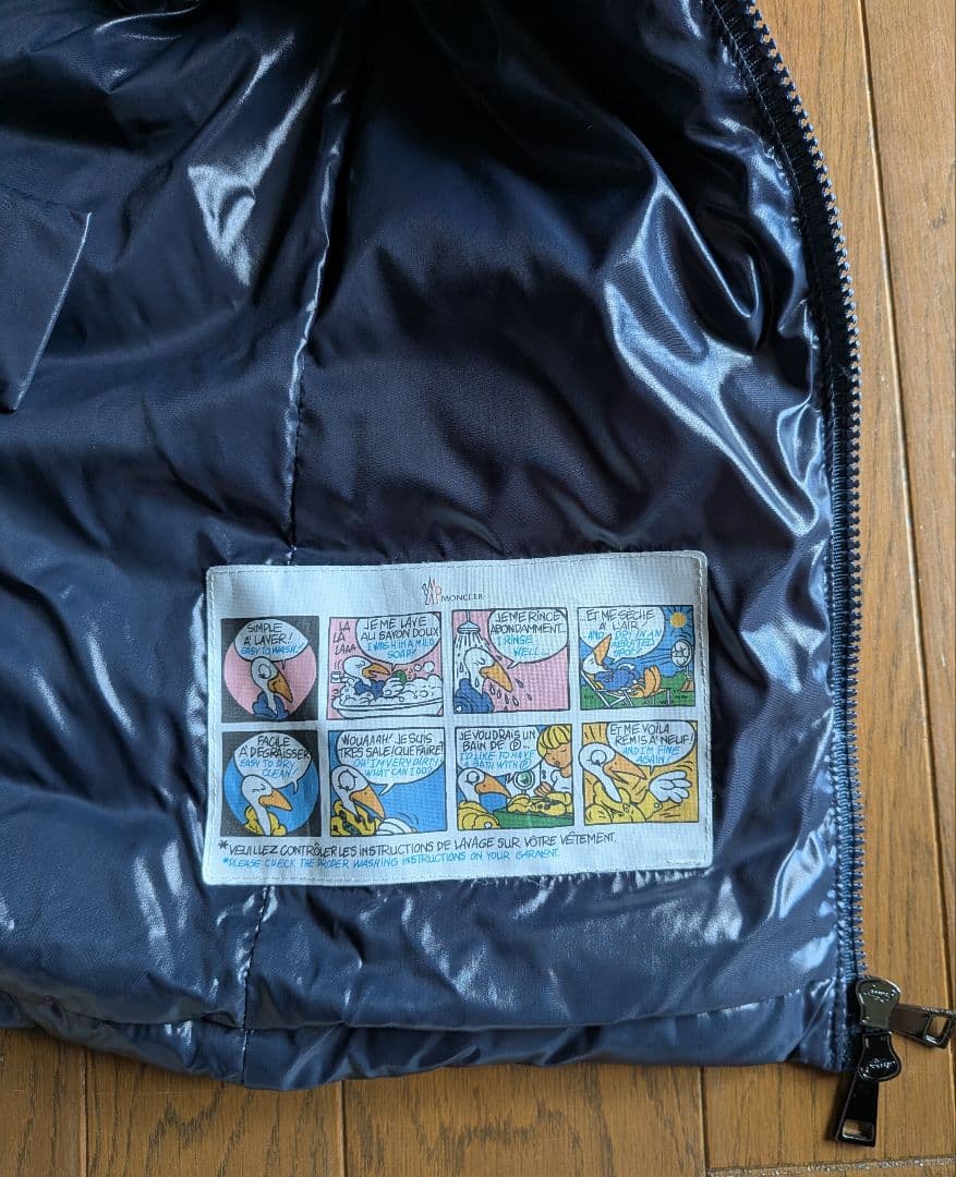 モンクレール　ダウンベスト　サイズ1 NAVY
