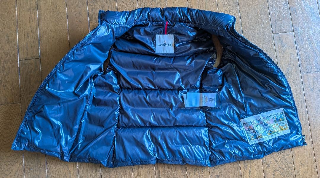 モンクレール　ダウンベスト　サイズ1 NAVY
