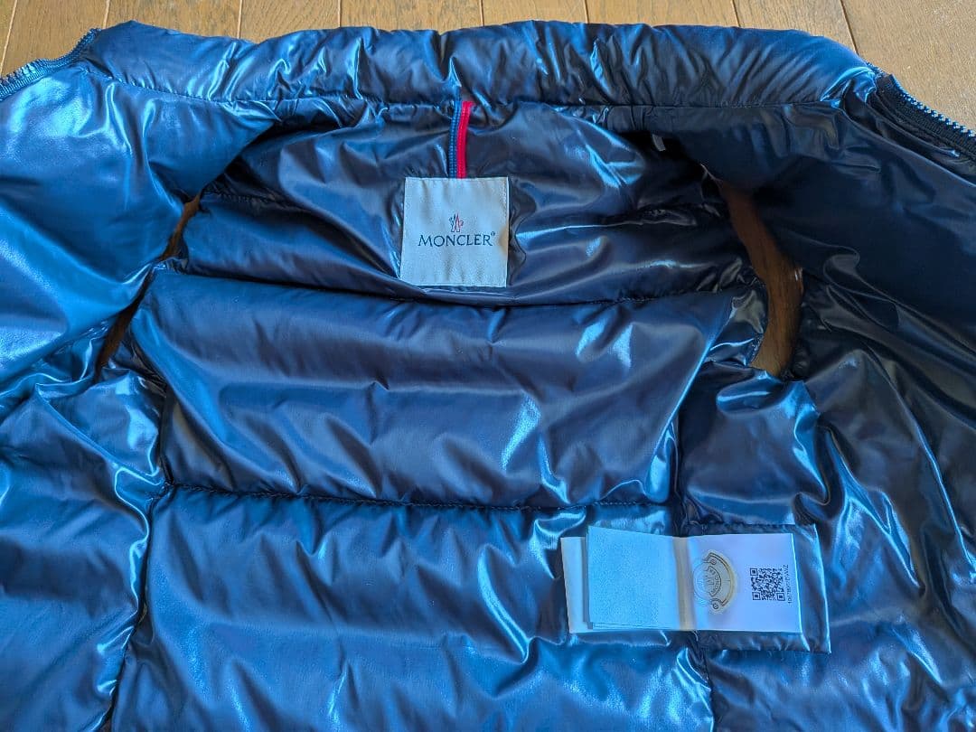 モンクレール　ダウンベスト　サイズ1 NAVY