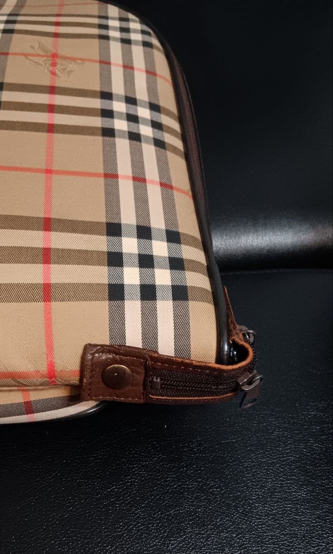 【希少/美品】Burberrys ヴィンテージ ガーメントバッグ ノバチェック