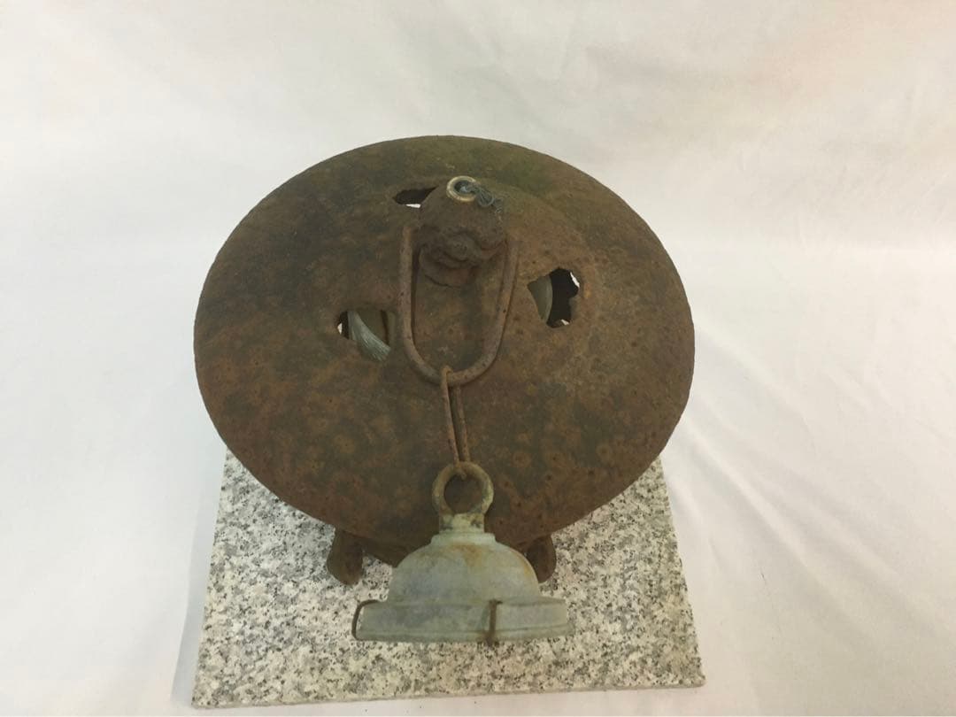 古民具 錆あり 吊り灯ろう 吊り灯籠 燈籠 鉄製 ヴィンテージ アンティーク