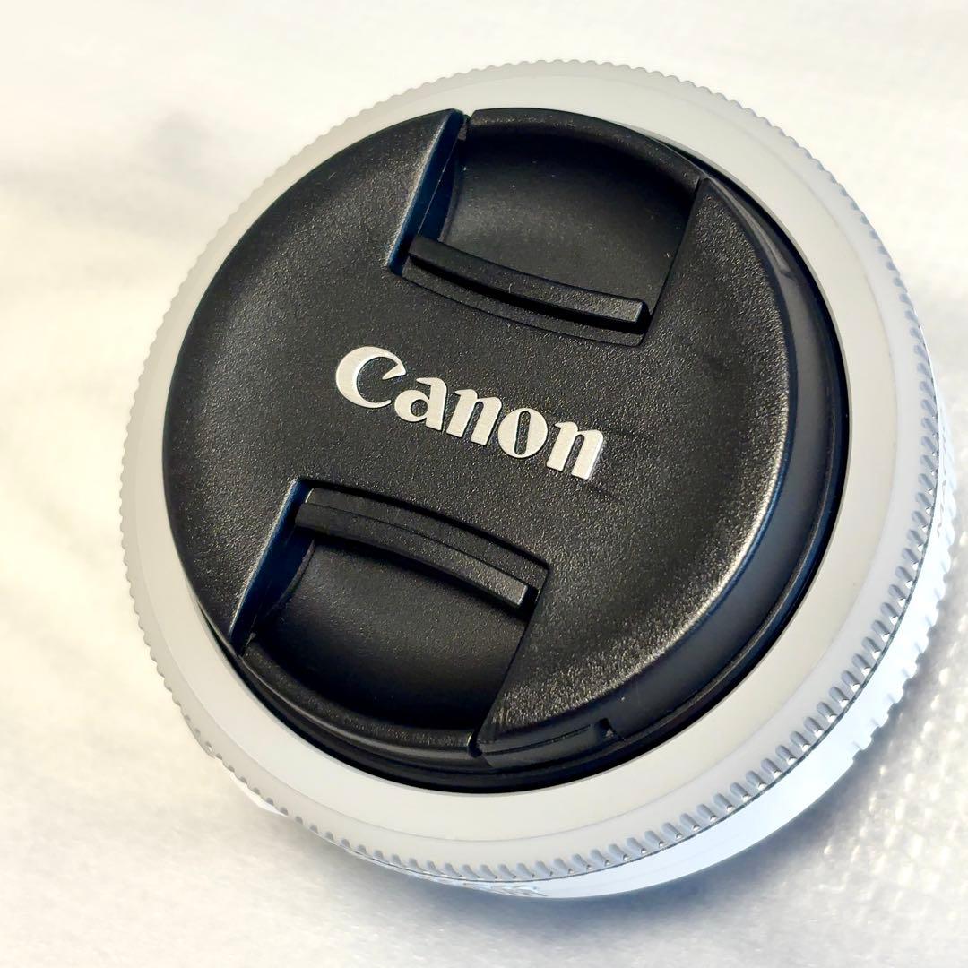 【美品】Canon EF40mm F2.8 STM ホワイト（フィルター付）