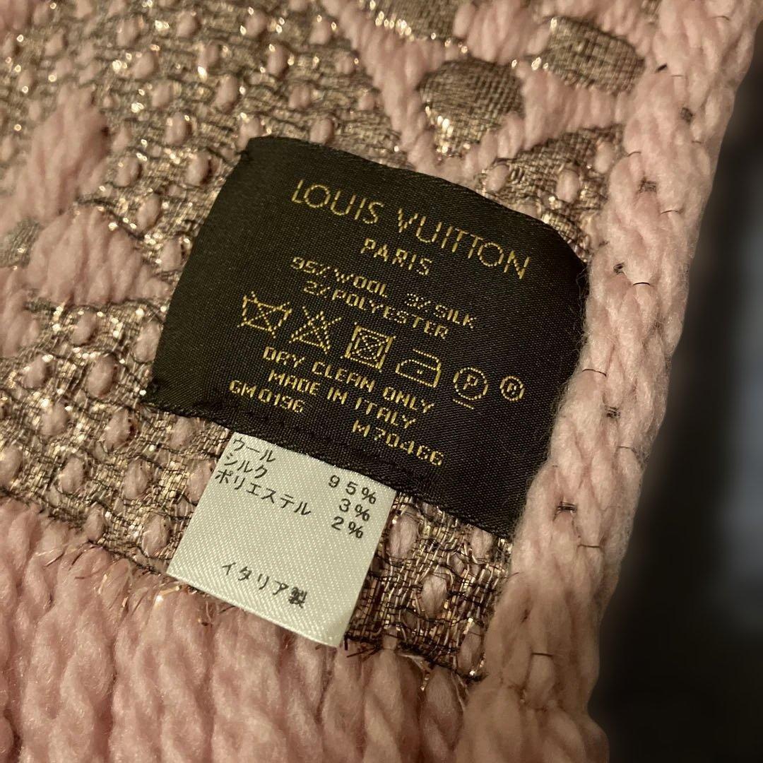 LOUIS VUITTON ルイヴィトン マフラー ピンク