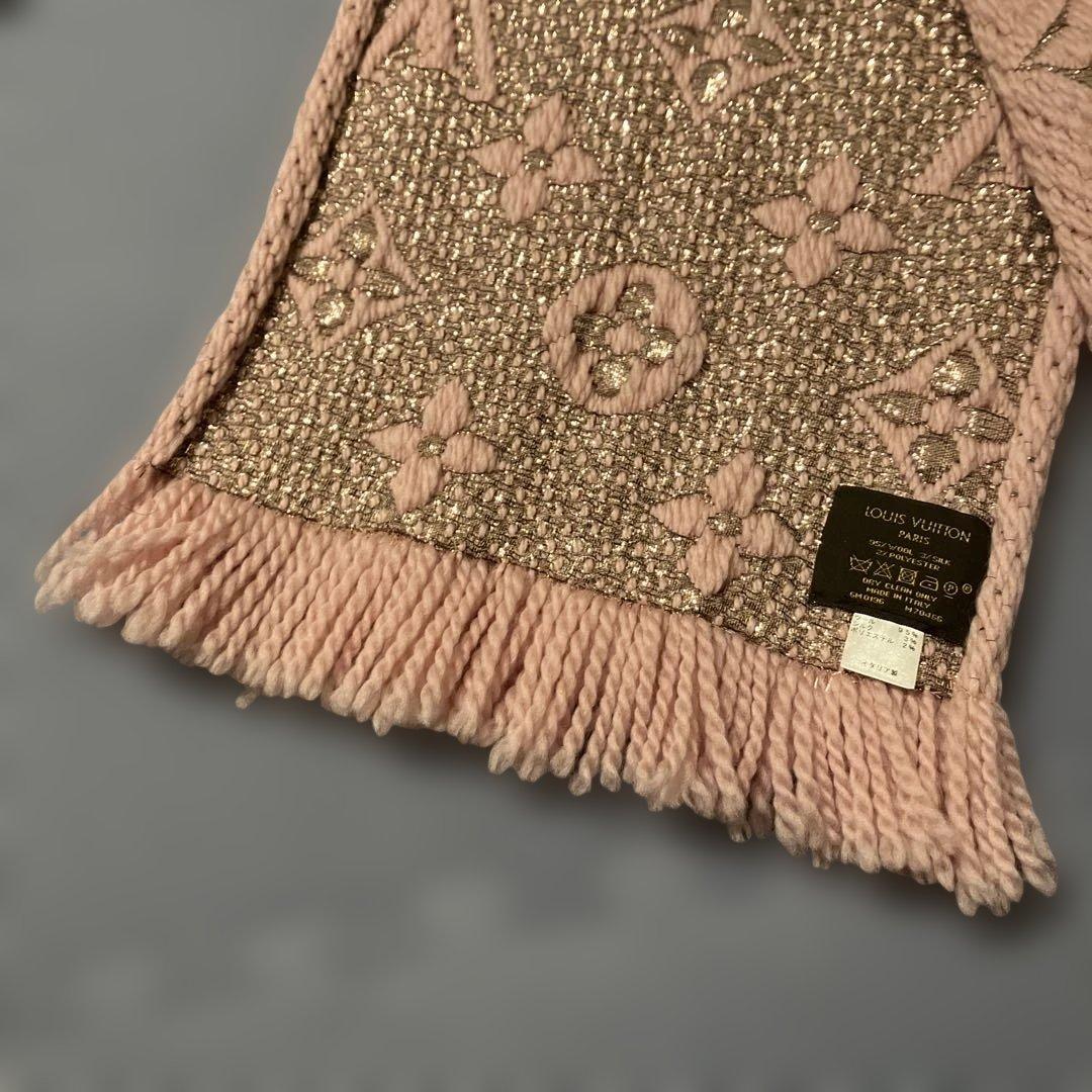 LOUIS VUITTON ルイヴィトン マフラー ピンク