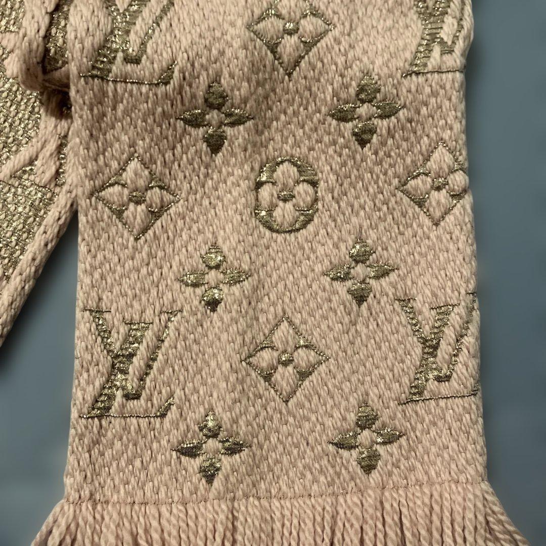 LOUIS VUITTON ルイヴィトン マフラー ピンク