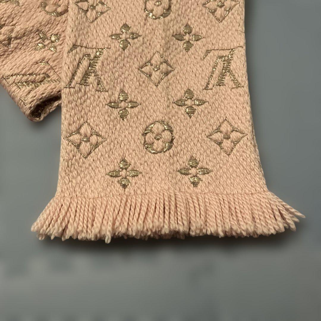 LOUIS VUITTON ルイヴィトン マフラー ピンク