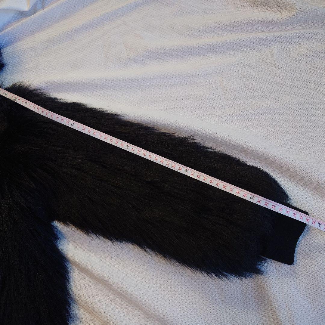 DIESEL ディーゼル　フェイクファー コート ジャケット ブラック XS