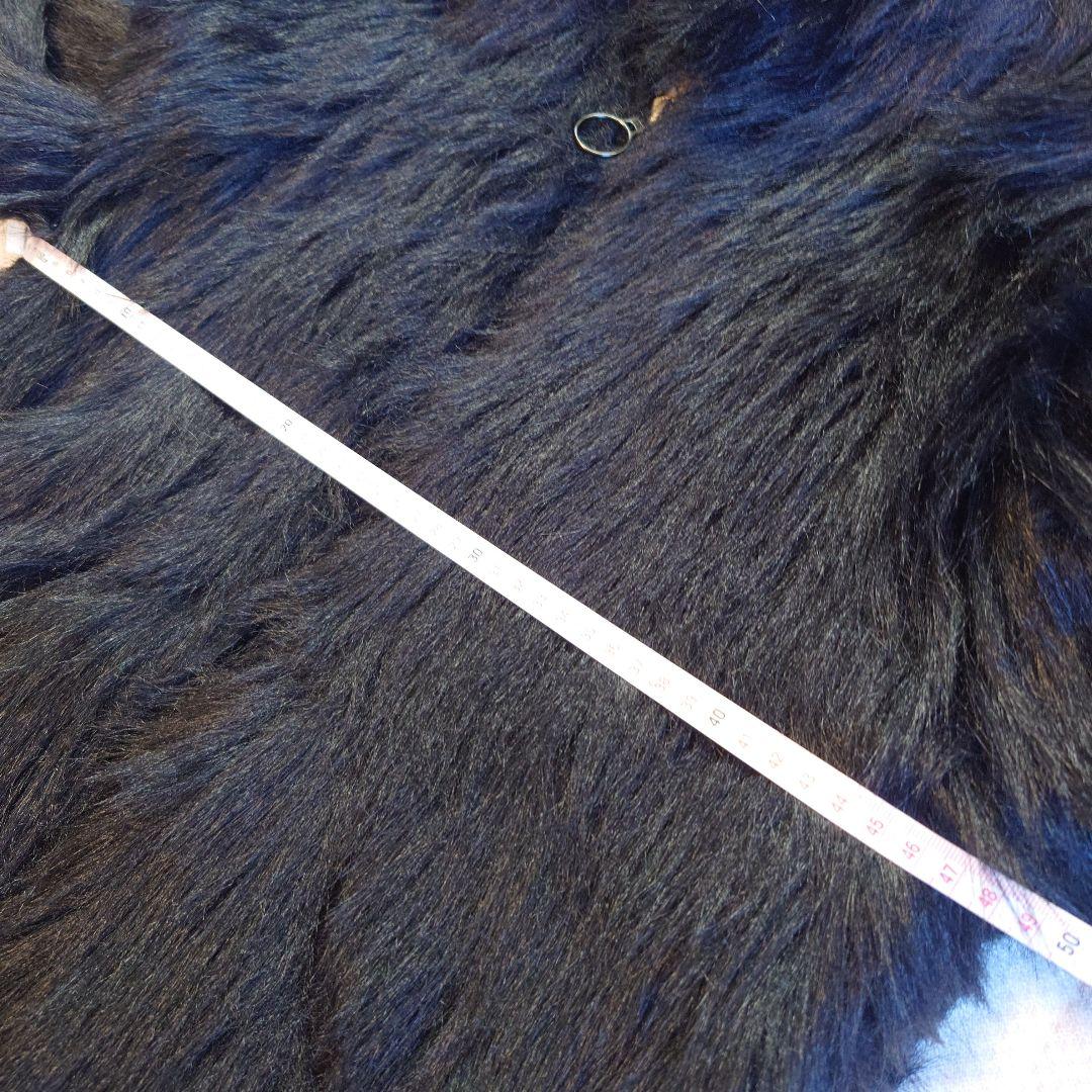 DIESEL ディーゼル　フェイクファー コート ジャケット ブラック XS