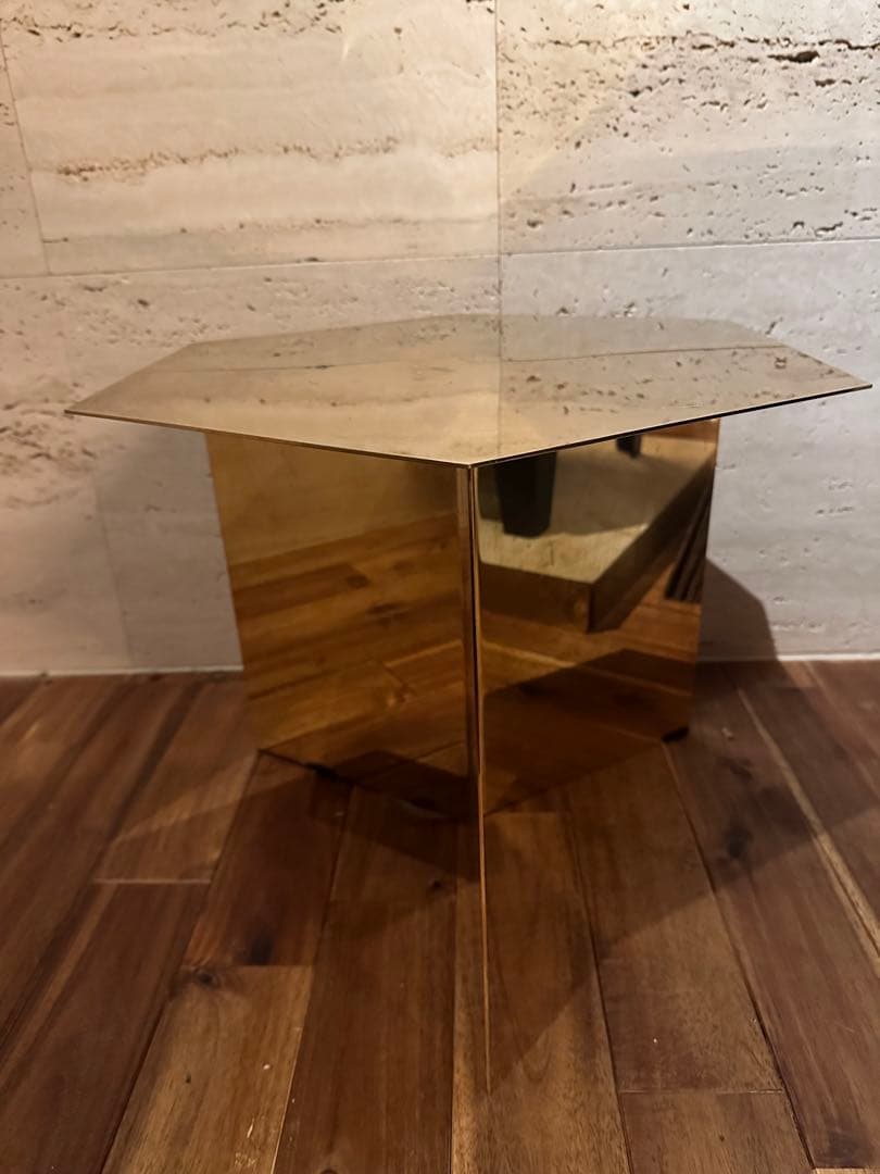 (再値下げ)廃盤品: HAY SLIT TABLE HEXAGON ゴールド