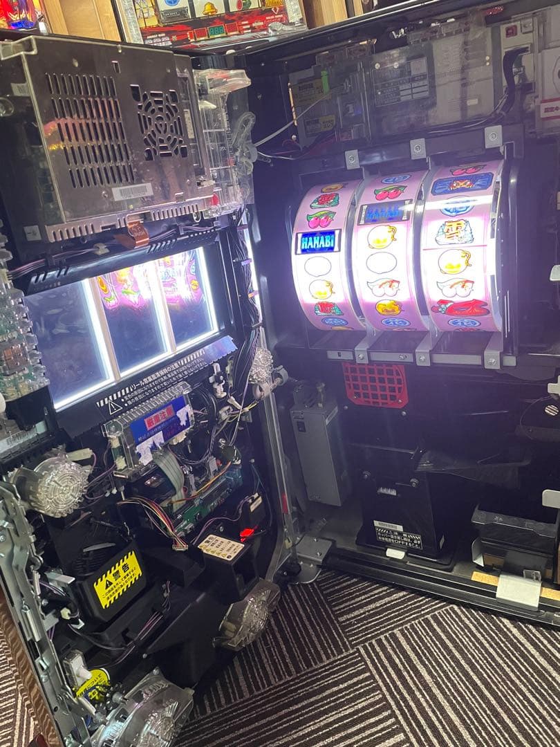 【引き取り歓迎】パチスロ 実機 緑ドン キラメキ！炎のオーロラ伝説