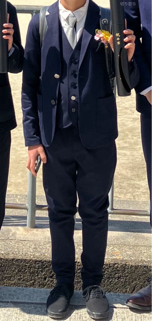 ARCH&LINE ネイビー スーツ 5点セット キッズ140cm