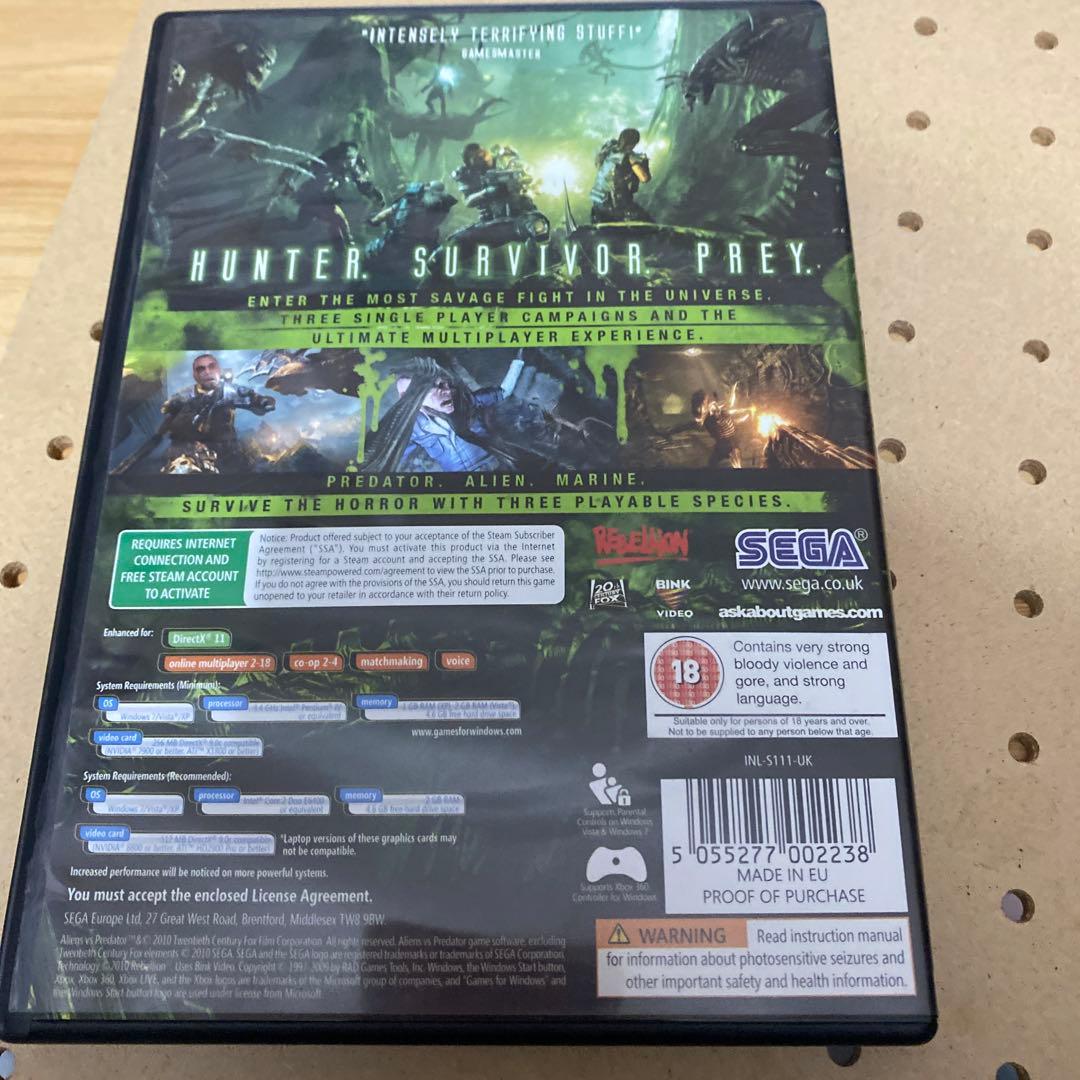 ALIENS vs PREDATOR PC Windows版　輸入版