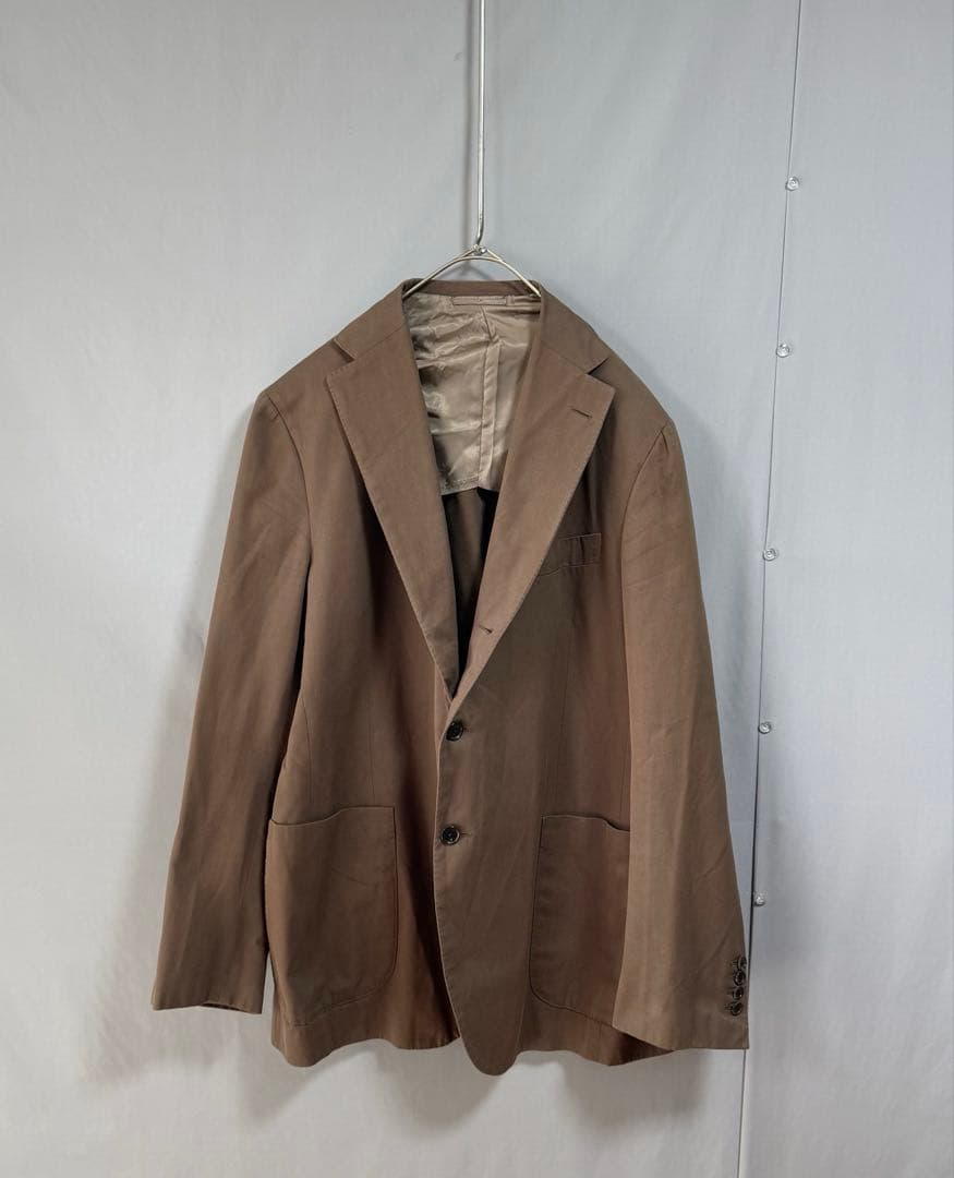 BEAMS F イタリアコットン生地　カスタムテイラージャケット