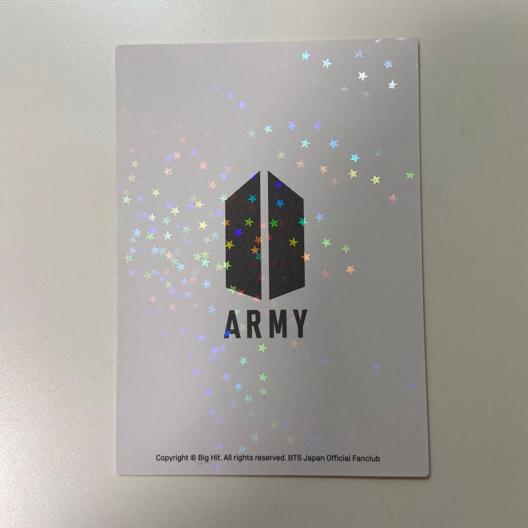 BTS ジン　FC継続トレカ