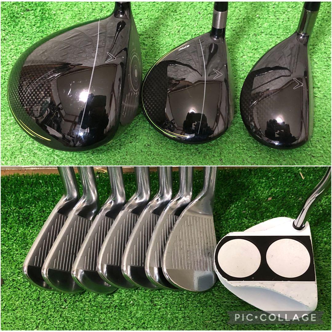 超豪華☆メンズ ゴルフクラブセット☆キャロウェイ エピック☆キャディバッグ付