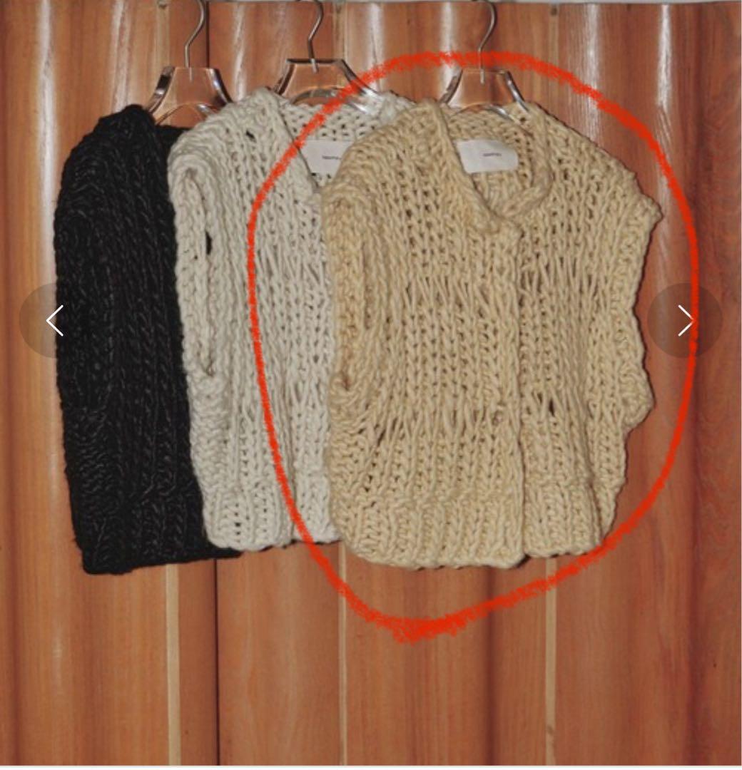 TODAYFUL チャンキーニットベスト