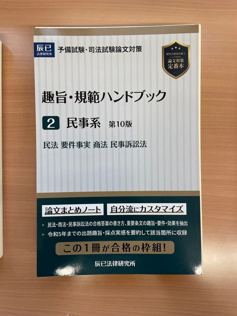 【裁断済】趣旨・規範ハンドブック 3冊セット　書き込みなし