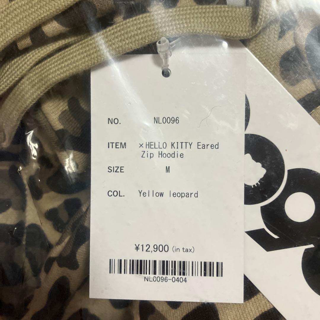 9090girlHELLO KITTY ジップパーカー Mサイズ ヒョウ柄