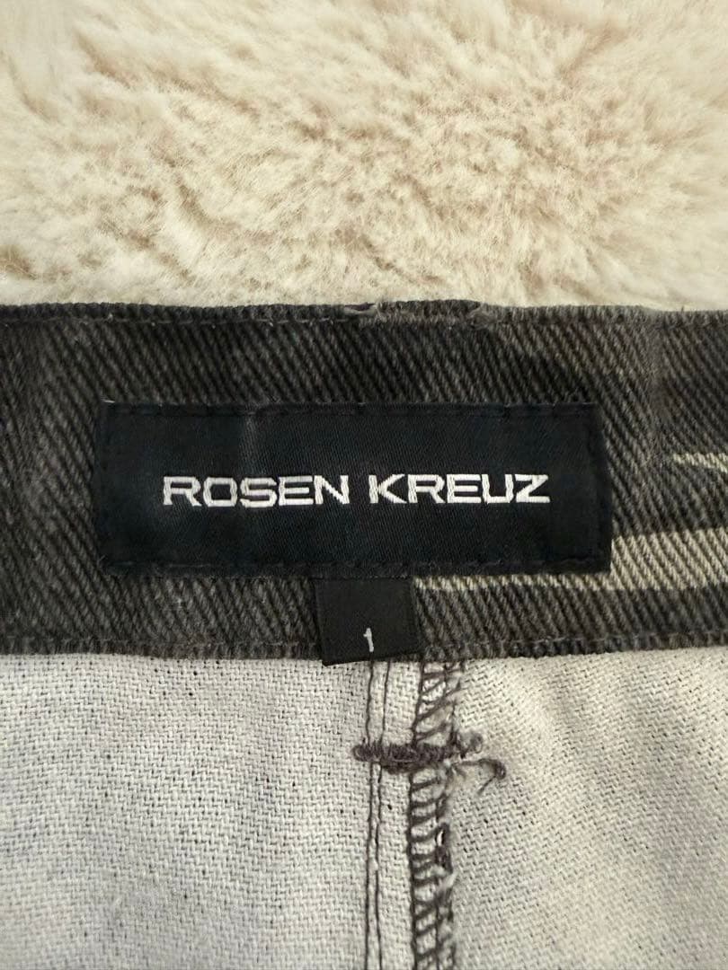 【RosenKreuz】ZIP WIDE BAGGY PANTS