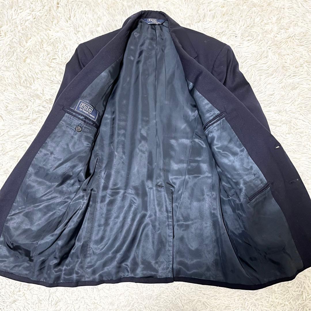 ✨希少✨Polo Ralph Lauren 紺ブレ 金ボタン　米国製　XL相当