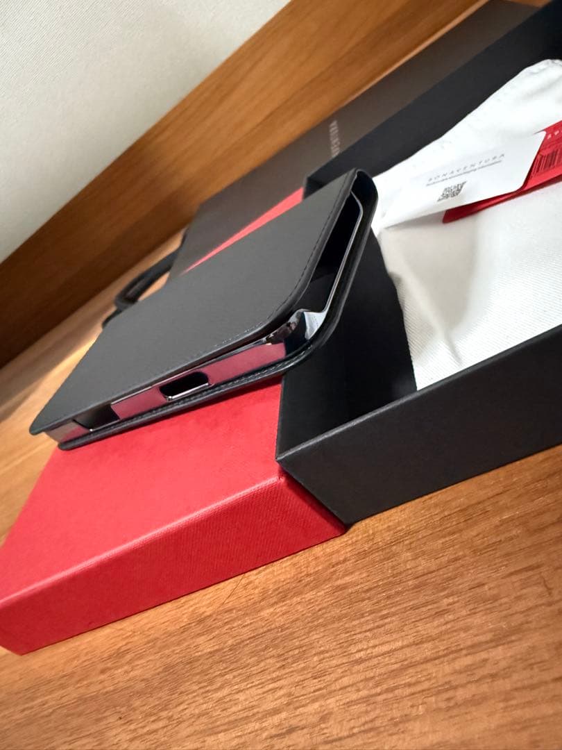 新品同様 BONAVENTURA iPhone 16promaxブラックノービレ