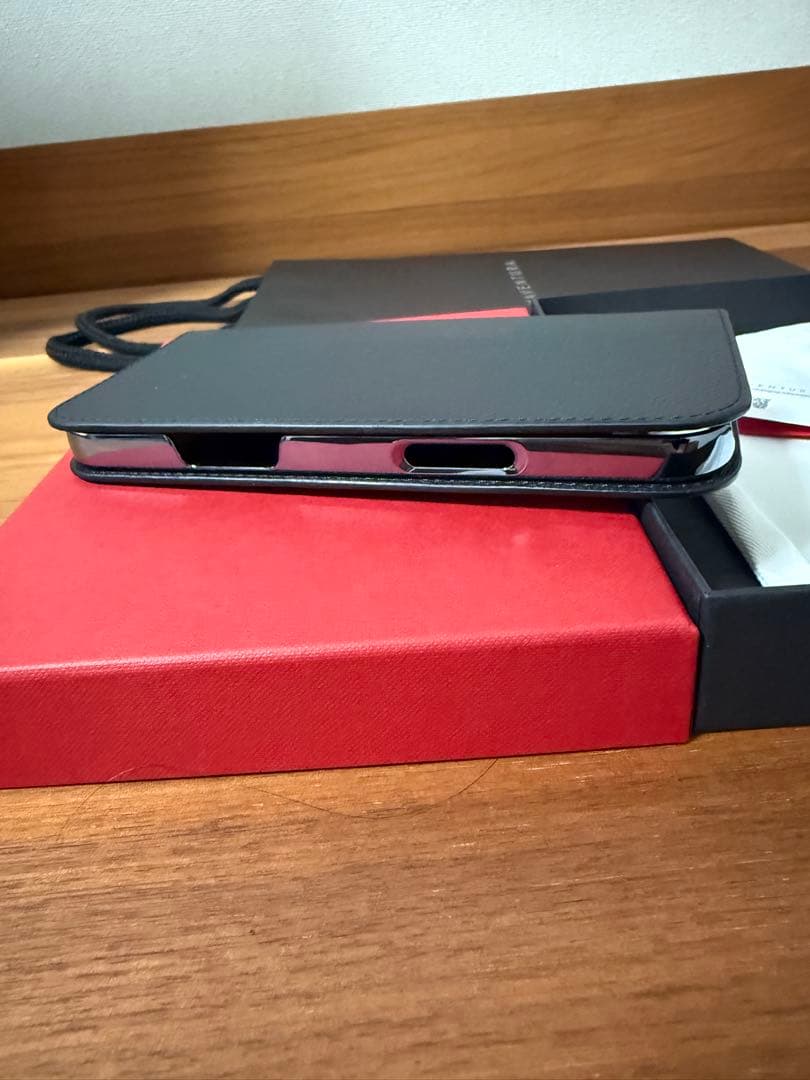 新品同様 BONAVENTURA iPhone 16promaxブラックノービレ