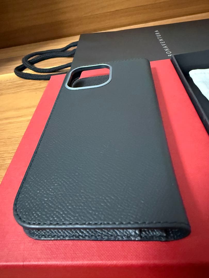 新品同様 BONAVENTURA iPhone 16promaxブラックノービレ