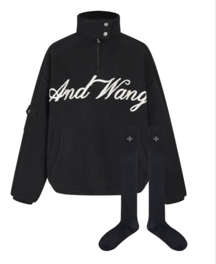 トップス andwang fluffy fleece set