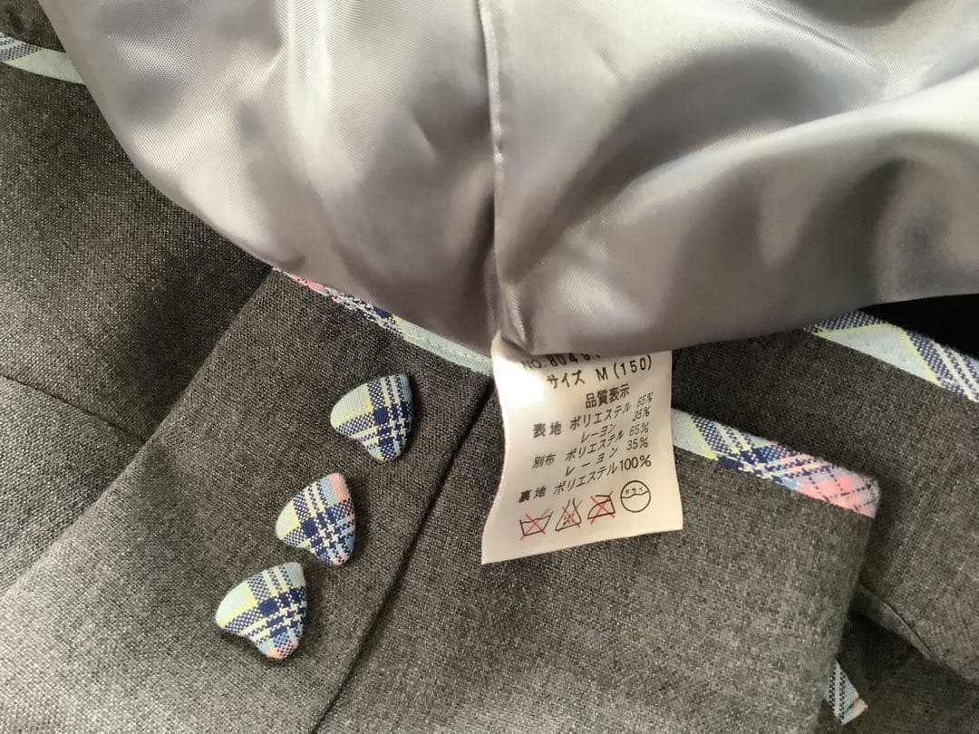 メゾピアノ　スーツ　ブラウス　リボン　一式　卒業式　女の子