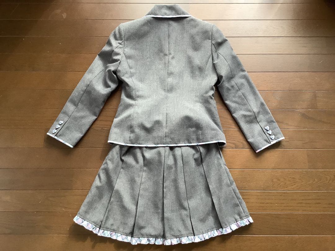 メゾピアノ　スーツ　ブラウス　リボン　一式　卒業式　女の子