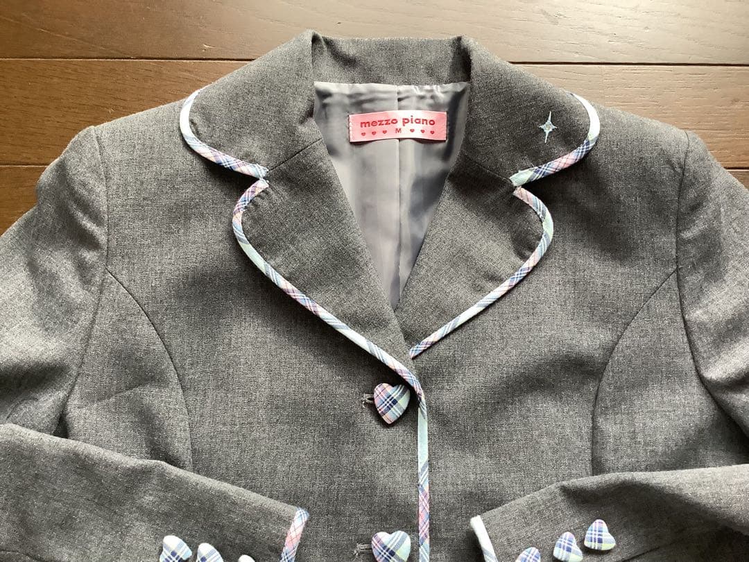 メゾピアノ　スーツ　ブラウス　リボン　一式　卒業式　女の子