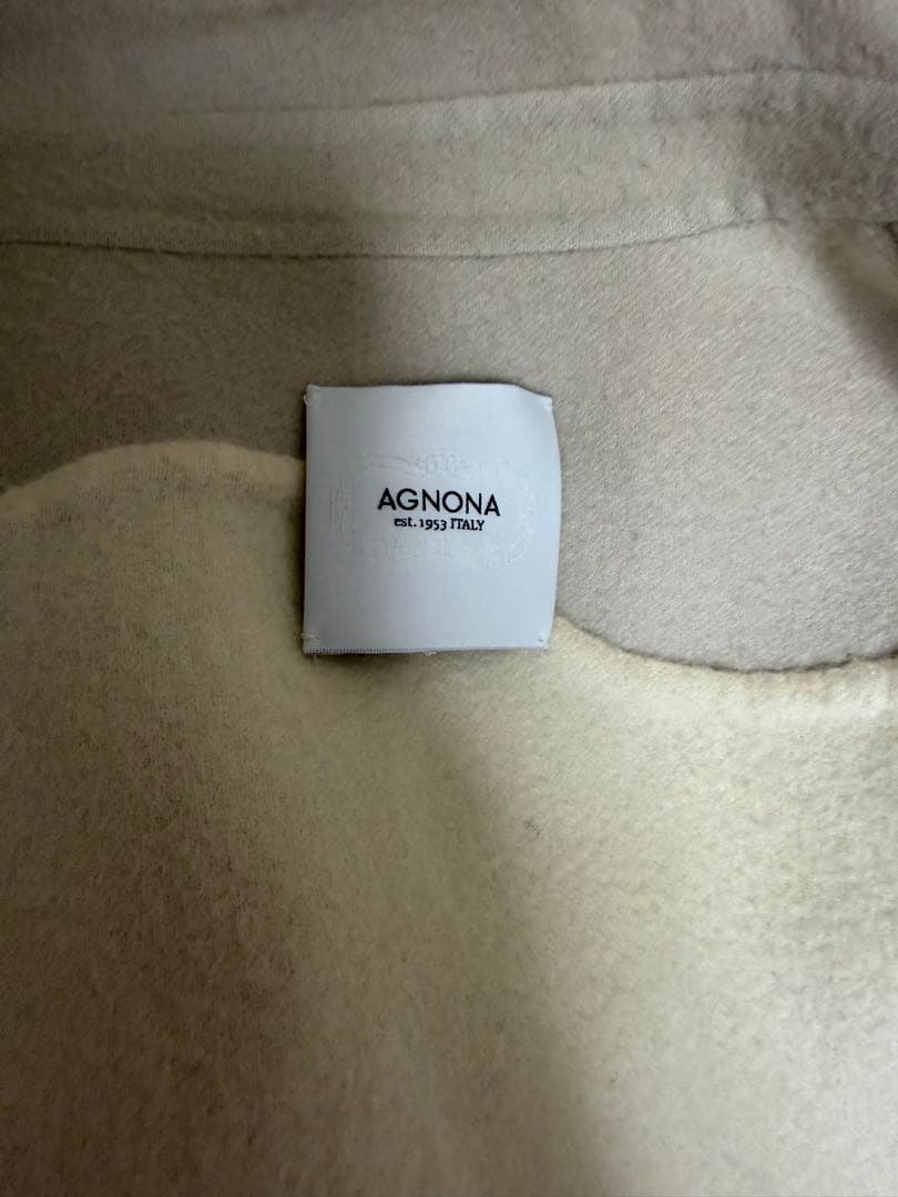 発*す様 AGNONA 100%カシミヤ ロングコート イタリア製 美品
