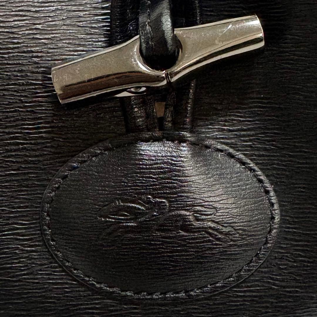 外観美品 ロンシャン ロゾ A4 トート ビジネスバック ポーチ オールレザー