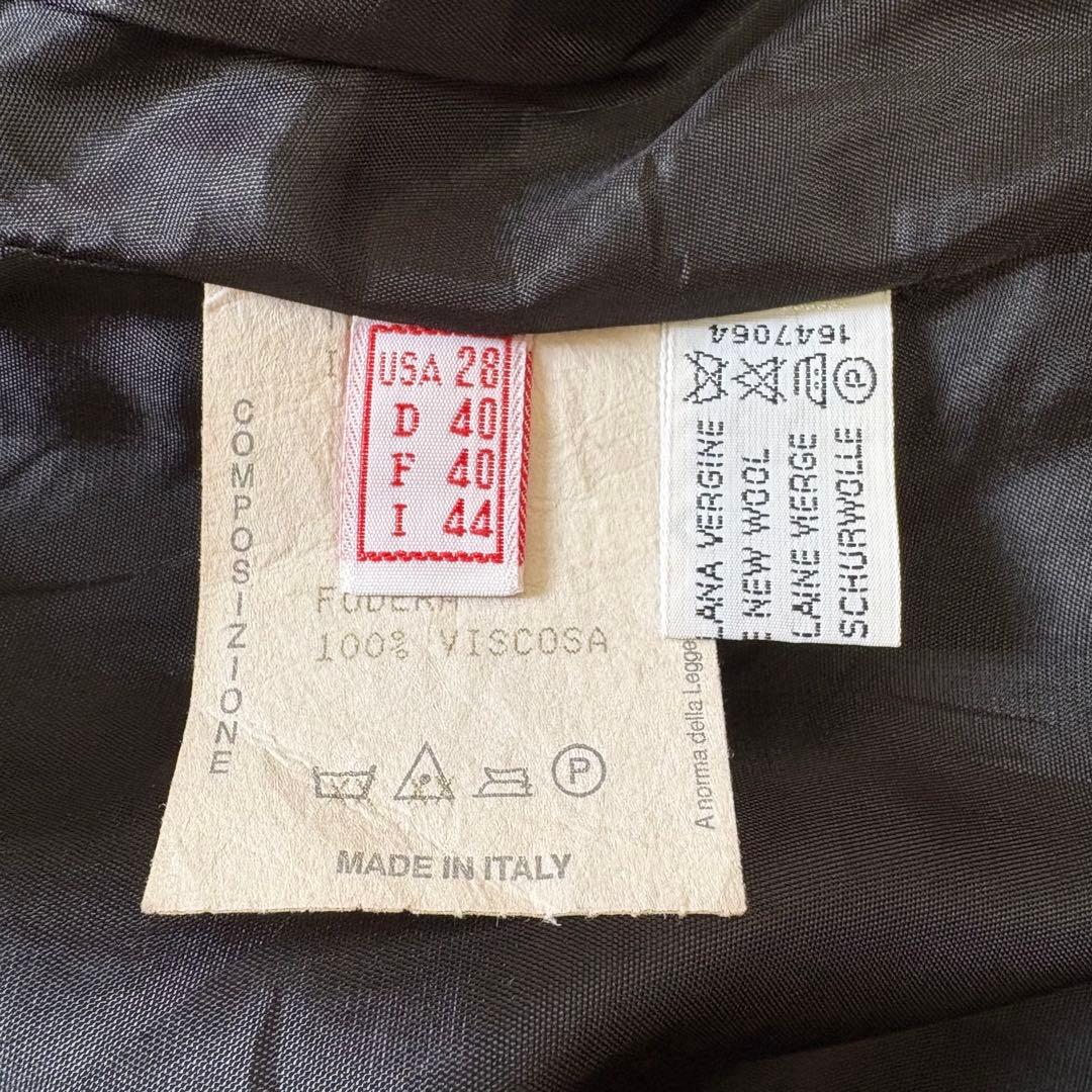 6773✾アレキサンダーマックイーン✾ロングテーラージャケット【44】黒/ウール