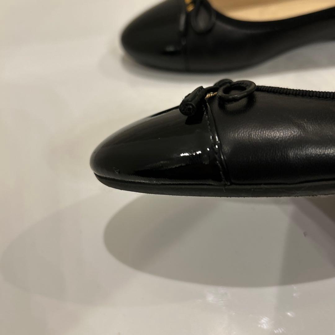 PRADAフラットパンプス23cm