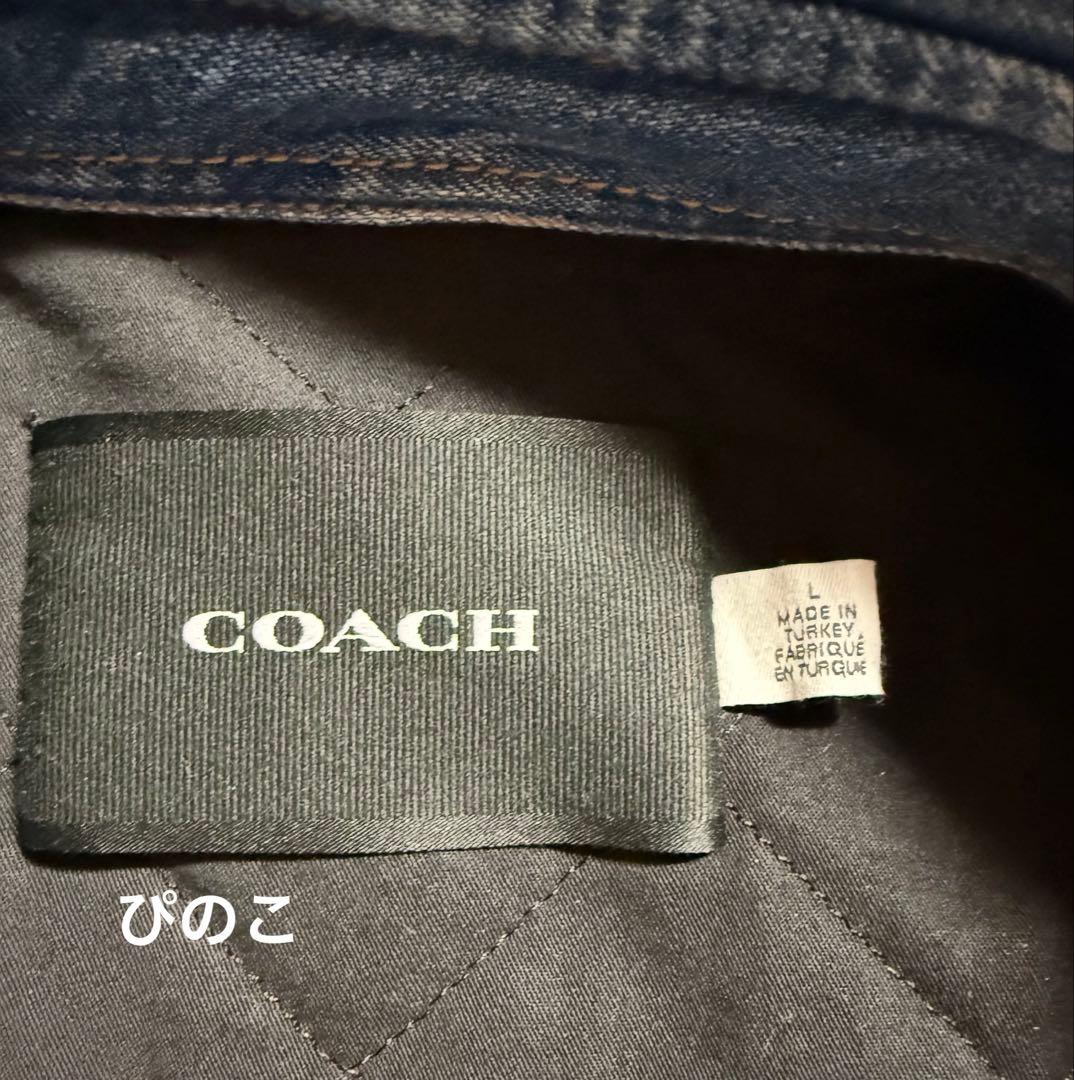 COACH ★ デニム オーバーシャツ　Ｌ