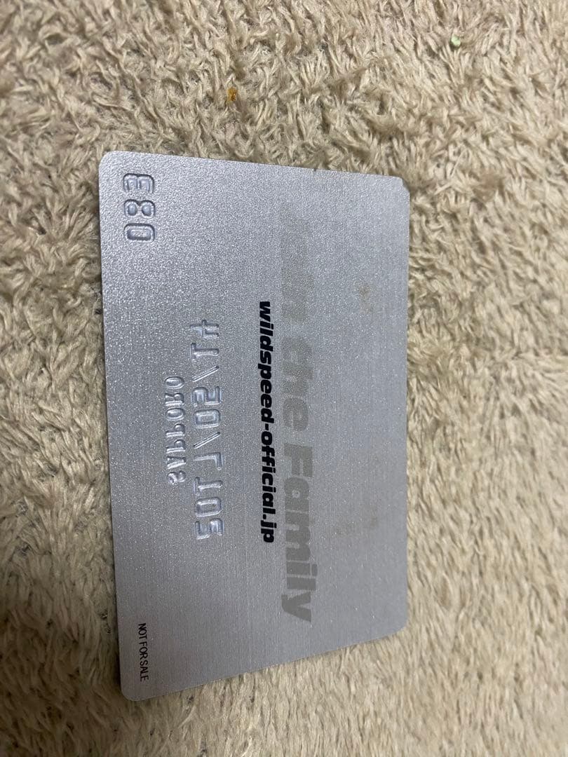 希少❗️ワイルドスピード　アイスブレイク　ファミリーカード