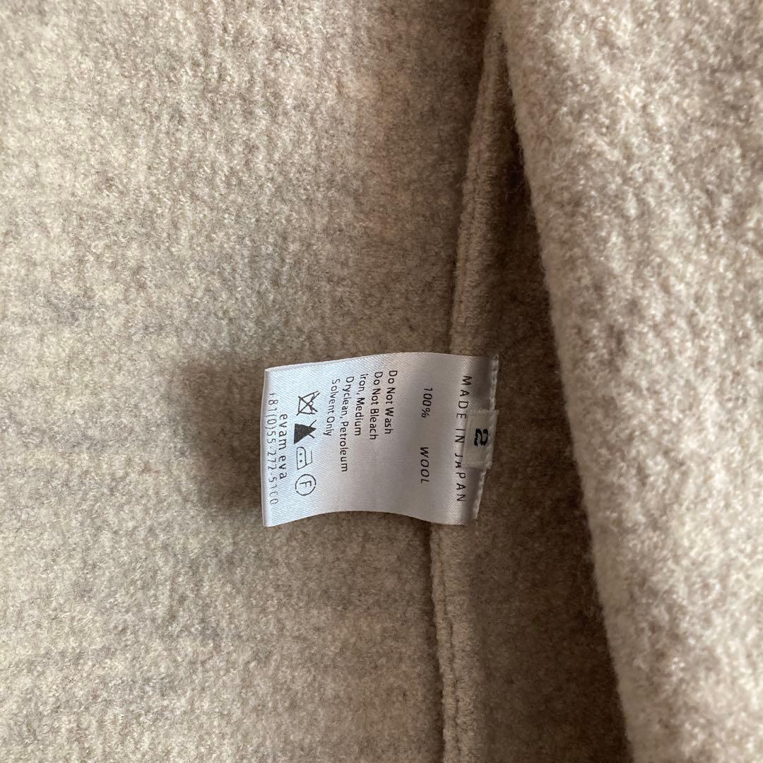 みーや　エヴァムエヴァ evam eva プレスウール ロングコート　2