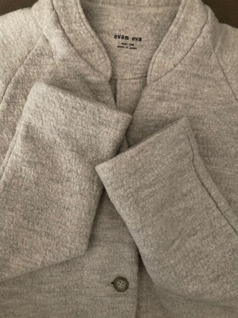みーや　エヴァムエヴァ evam eva プレスウール ロングコート　2