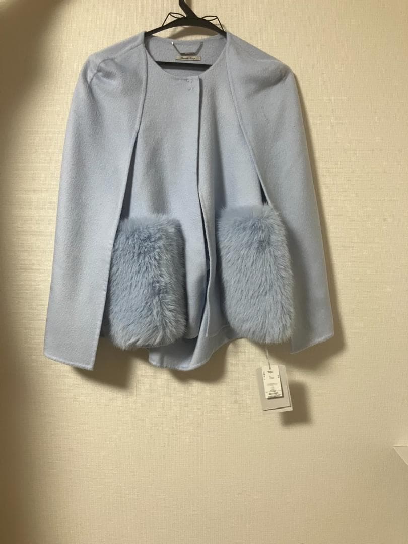 セルフォード　ファーポケットリバーケープジャケット