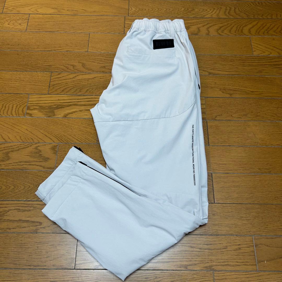 【新品】　TFW49 OCTA ZIP PANTS ライトグレー