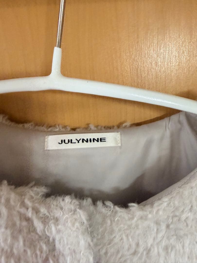 【美品】JULY NINE ファーベスト　Mサイズ